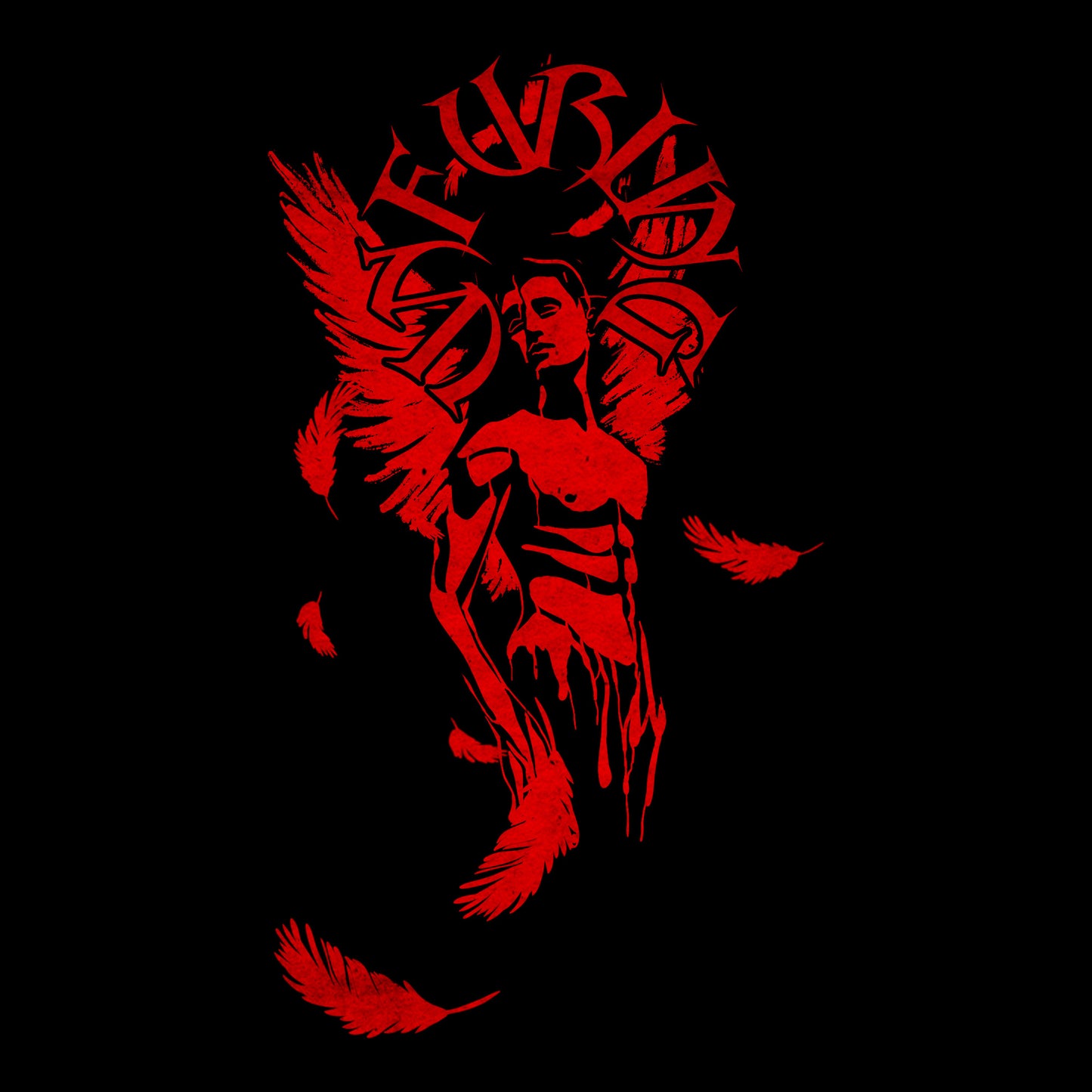 Unfurling/ Black T-shirt